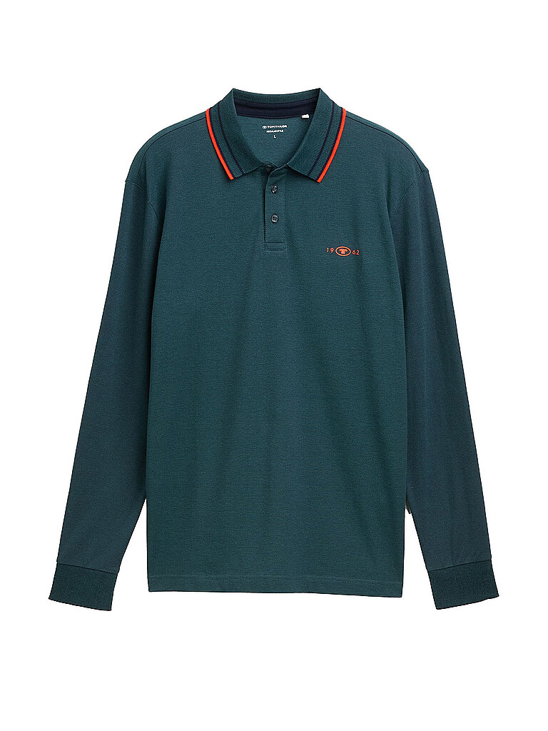 TOM TAILOR Poloshirt  petrol   L herren